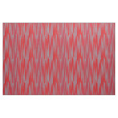 Red Grey Vertical Stripe Geometric Print Patroon Stof (Fat Quarter)