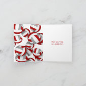 Red Grey volleyballen kinder sport Happy Birthday Kaart (Binnen)