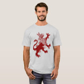Red Griffin - Medieval Griffin T-shirt (Voorkant volledig)