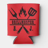 Red Grillmaster Utensil Blikjeskoeler (Voorkant)