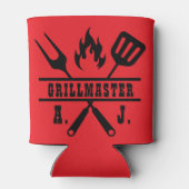 Red Grillmaster Utensil Blikjeskoeler (Achterkant)