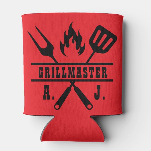 Red Grillmaster Utensil Blikjeskoeler (Achterkant)