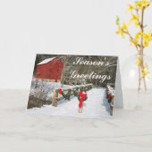 Red Grist Mill persoonlijke feestkaart Kaart (Gele Bloem)