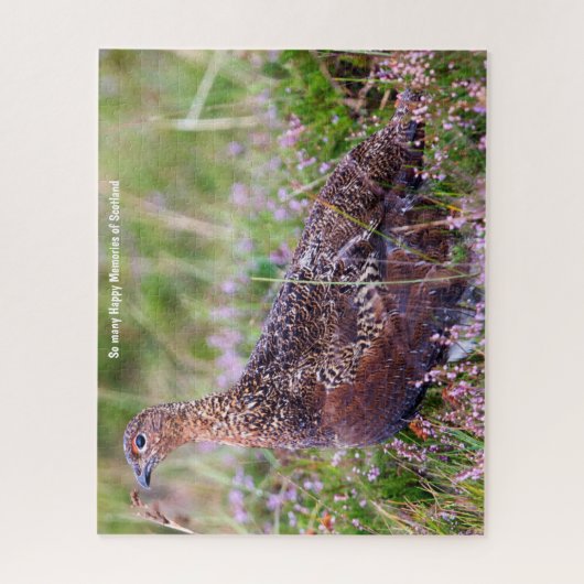 Red Grouse Jigzaag Puzzle Legpuzzel (Verticaal)