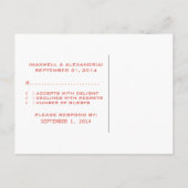 Red Grunge D20-desktop Gamer RSVP-Briefkaart Uitnodiging Briefkaart (Achterkant)