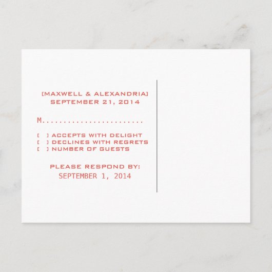 Red Grunge D20-desktop Gamer RSVP-Briefkaart Uitnodiging Briefkaart (Achterkant)