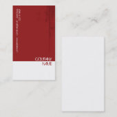 Red Grunge Kijk Visitekaartje (Voorkant / Achterkant)