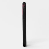 RED Grunge skull Hoesje-Mate iPhone Case (Achterkant/links)