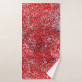 Red grunge textureabstract,ancient,art,background, badhanddoek (Badhanddoek)