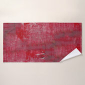 Red grunge textureabstract,ancient,art,background; badhanddoek (Badhanddoek)
