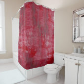 Red grunge textureabstract,ancient,art,background; douchegordijn (In situ)