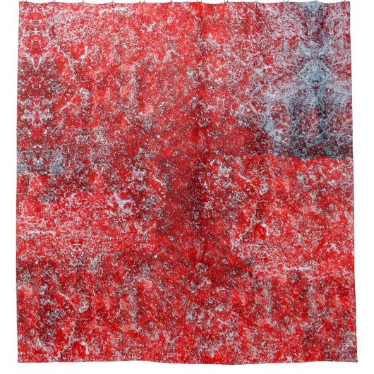 Red grunge textureabstract,ancient,art,background; douchegordijn (Voorkant)