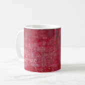 Red grunge textureabstract,ancient,art,background; koffiemok (Voorkant links)