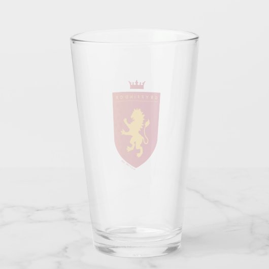 Red GRYFFINDOR™ Crowned Crest Glas (Achterkant)