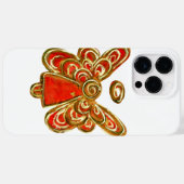 Red Guardian Angel Art Aangepaste iPhone Case (Achterkant (horizontaal))