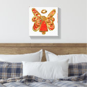 Red Guardian Angel Art Wrapped Canvas schilderen (Insitu (Slaapkamer))