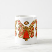 Red Guardian Angel Custom Art Koffie Mok Cup (Center)