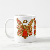 Red Guardian Angel Custom Art Koffie Mok Cup (Links)