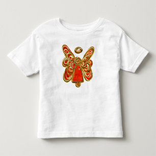 Red Guardian Angel Custom Holiday Art Shirt