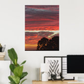Red Gully Skies Poster (Thuiskantoor)