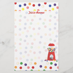 Red Gumball-machine Briefpapier