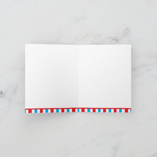 Red Gymnastics Girl Bedankt Opmerking Kaart (Binnen)