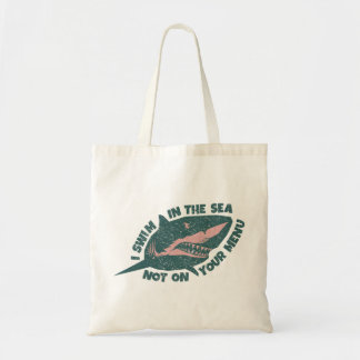 Red Haaien - Ik Zwem in de Zee Niet op Jouw Menu Tote Bag
