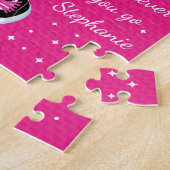 Red Hair Ballerina Gepersonaliseerd Legpuzzel (Zijkant)