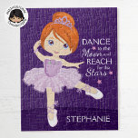 Red Hair Ballerina Legpuzzel<br><div class="desc">Multicultural Ballerina puzzle personaliseren. Meer van mijn gepersonaliseerde Ballerina cadeautjes.</div>