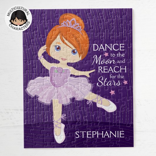 Red Hair Ballerina Legpuzzel