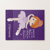 Red Hair Ballerina Legpuzzel (Horizontaal)