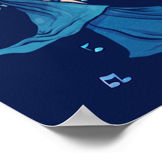 Red Hair Belly Dancer art Belly Dancing Redhead Poster (Hoek)