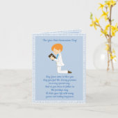 Red Hair Boy Kaart (Gele Bloem)