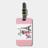 Red Hair Diva Bagagelabel (Voorkant verticaal)