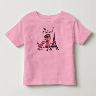 Red Hair Diva Kinder Shirts