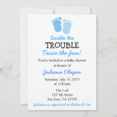 Red Hair Dubbel de uitnodiging van de Trouble Twin (Achterkant)