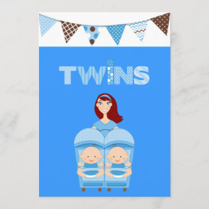 Red Hair Dubbel de uitnodiging van de Trouble Twin
