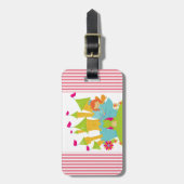 Red Hair Fairy Princess Bagagelabel (Voorkant verticaal)