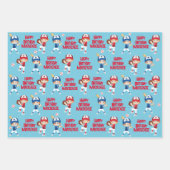 Red Hair Girl Baseball Persoonlijk Inpakpapier Vel (Voorkant 2)