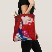 Red Hair Lady Canvas tas (Dichtbij)
