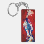 Red Hair Lady Sleutelhanger (Voorkant Links)