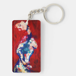Red Hair Lady Sleutelhanger