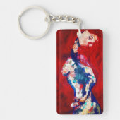 Red Hair Lady Sleutelhanger (Voorkant)