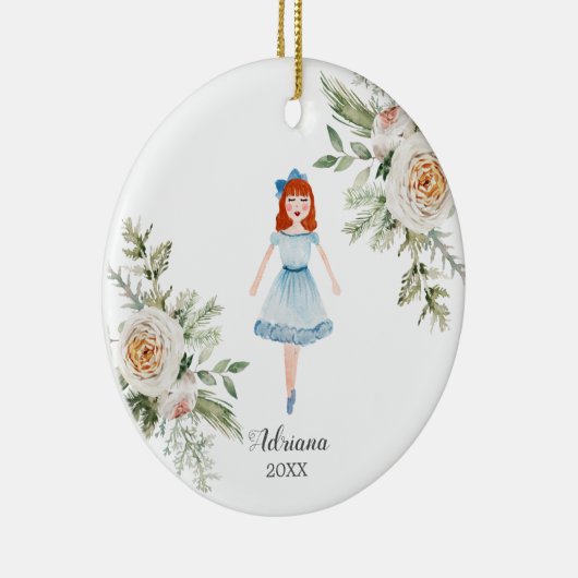 Red Hair Specialized Nutcracker ornament Girl (Rechts)