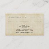 Red Hair Stylist Salon Appointment Visitekaartje Afsprakenkaartje (Achterkant)