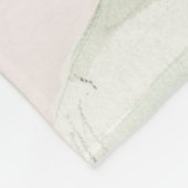 Red Hair Top Knot Bun Fleece Deken (Hoek)