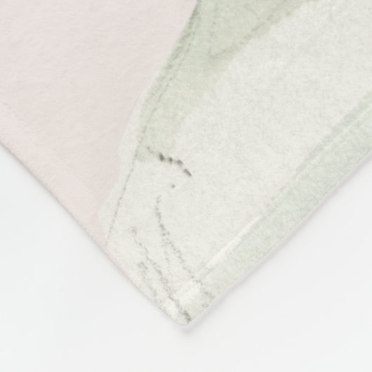 Red Hair Top Knot Bun Fleece Deken (Hoek)