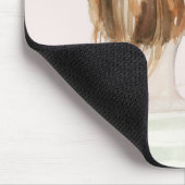 Red Hair Top Knot Bun Muismat (Hoek)