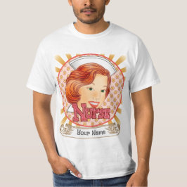 Red Hair verpleegster T-shirt