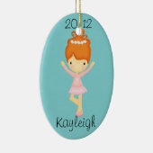 Red Haire Dancer Persoonlijk Ornament (Rechts)